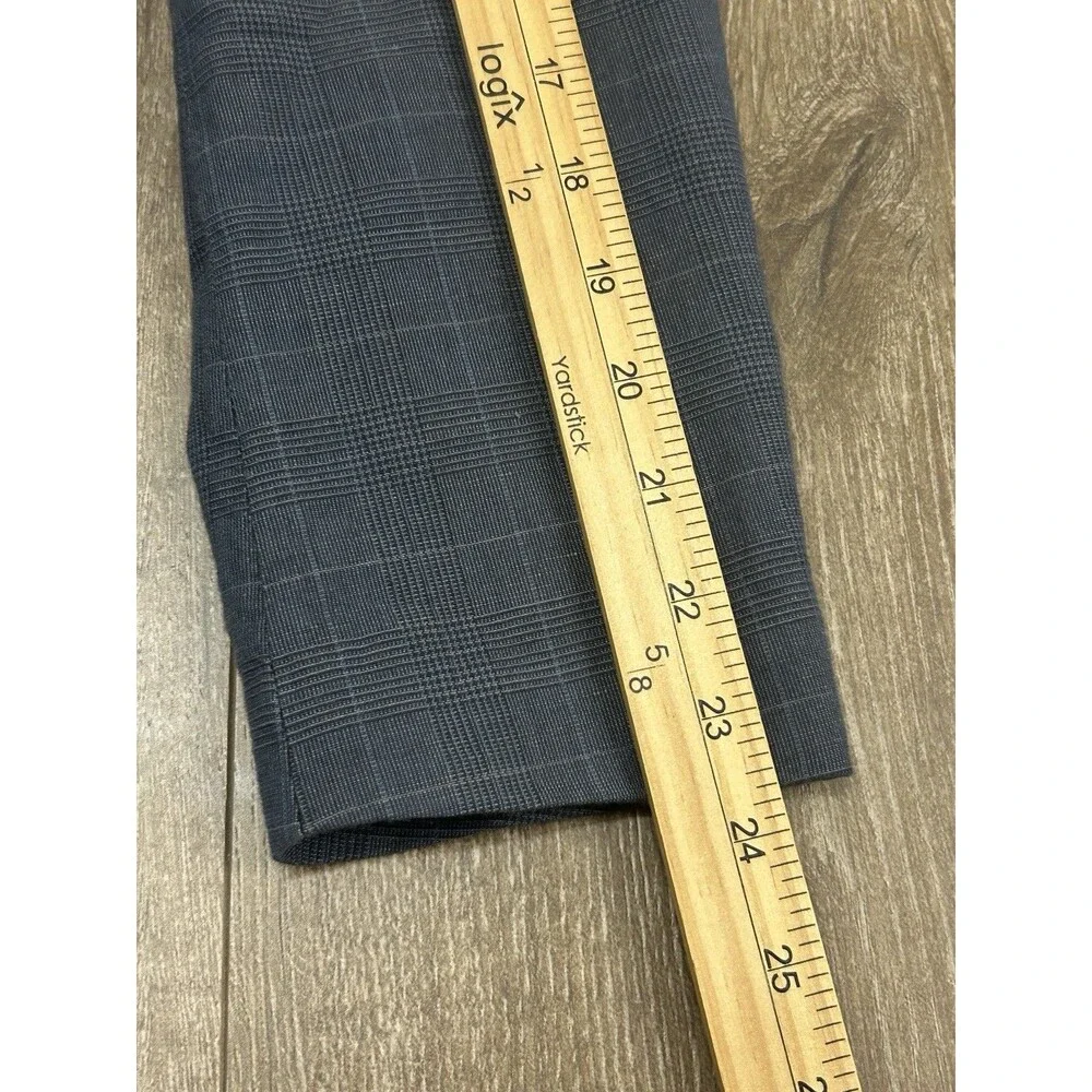 J Crew Blazer Mens 36S Ludlow Baird Mcnutt Linen Blend Unstructured Windowpane